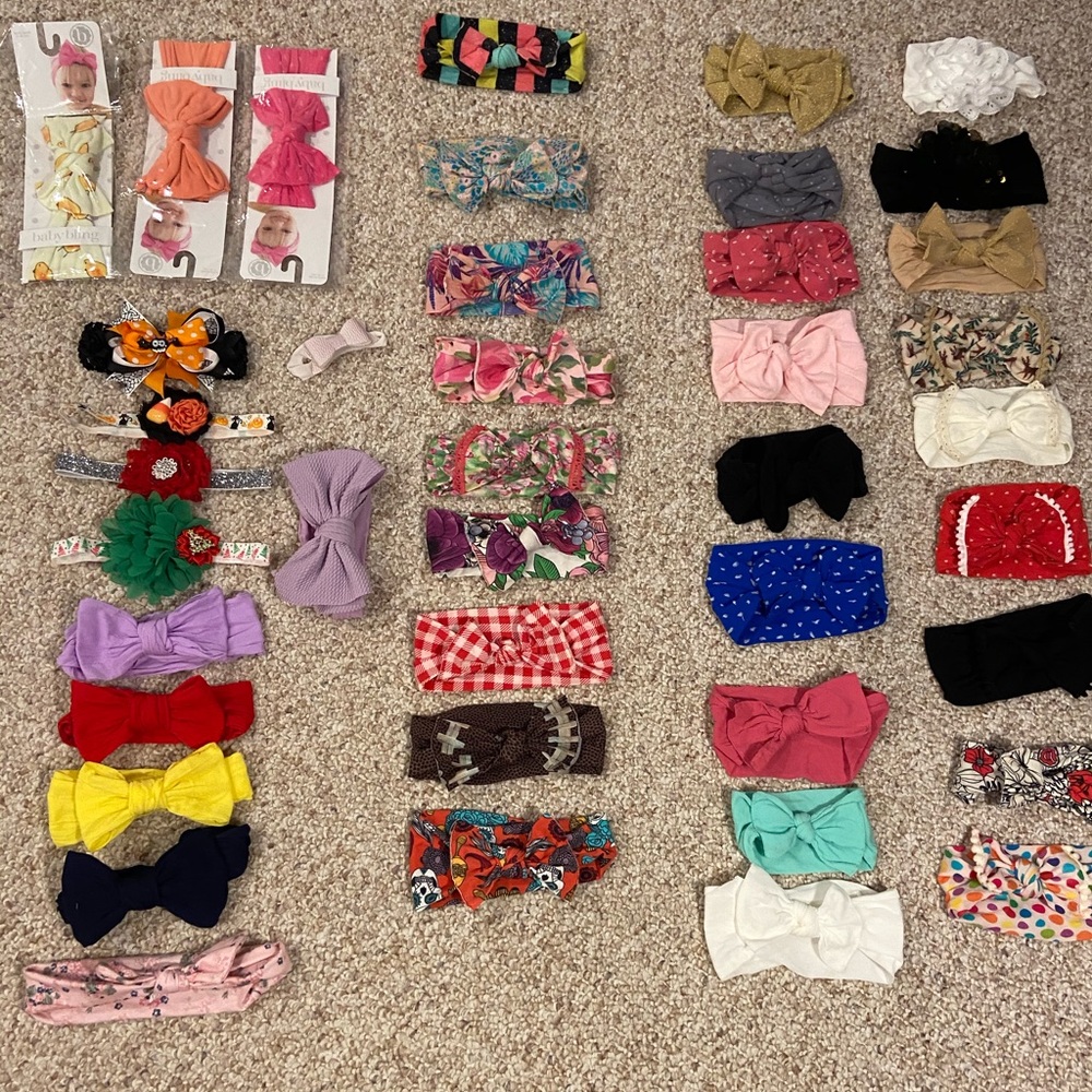 Baby bling bows and other boutique bows